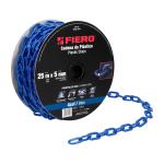 CAPL-5Z | Metro de cadena de 5 mm de plástico azul, carrete de 25 m