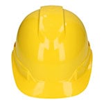 CAS-AI | Casco de seguridad ventilado, ajuste de matraca, amarillo