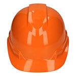 CAS-NI | Casco de seguridad ventilado, ajuste de matraca, naranja