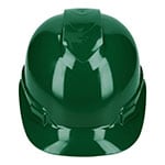 CAS-VI | Casco de seguridad ventilado, ajuste de matraca, verde
