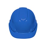 CAS-ZI | Casco de seguridad ventilado, ajuste de matraca, azul