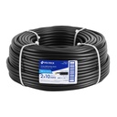 CAUR-210 | Metro de cable uso extra rudo 2 x 10 AWG en rollo de 100 m
