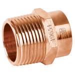 CC-612 | Conector de cobre, rosca exterior 3/4', Foset