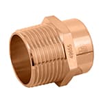 CC-613 | Conector de cobre, rosca exterior 1', Foset