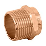 CC-613B | Conector de cobre de rosca exterior 1', Foset Basic