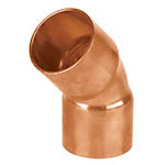 CC-862B | Codo de cobre 45° de 3/4', Foset Basic