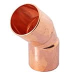 CC-863 | Codo 45° de cobre de 1', Foset