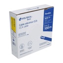 CCA-8B | Rollo de 100 metros de cable THW CCA 8 AWG blanco, Basic