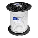 CDU-12E-500 | Metro de cordón dúplex 12 AWG, carrete 500 m, Volteck