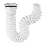 CE-233 | Céspol flexible p/fregadero c/contra 2 1/2', polipr, 1-1/2'