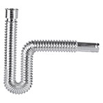 CE-236 | Céspol flexible p/lavabo y fregadero, polietileno, cromo