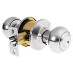 CEPO-32E | Cerradura tipo oval para entrada, cromo mate, Hermex