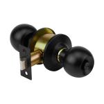 CEPO-61B | Cerradura pomo, negro, esfera, baño, Hermex