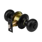 CEPO-62B | Cerradura pomo, negro, oval, baño, Hermex