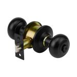 CEPO-62R | Cerradura pomo, negro, oval, recámara, Hermex