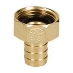 CF-5/8B | Conector 5/8' hembra de latón sólido para manguera, Truper