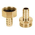 CFM-1/2A | Juego de conectores 1/2' macho/hembra de aluminio, Truper