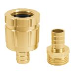 CFM-5/8R | Juego de conectores 5/8' macho/hembra robustos de aluminio