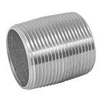 CG-474 | Niple de acero galvanizado 1-1/4' cuerda corrida, Foset