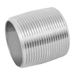 CG-475 | Niple de acero galvanizado 1-1/2' cuerda corrida, Foset
