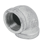 CG-502 | Codo 90° acero galvanizado de 3/4', Foset