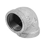 CG-503 | Codo 90° acero galvanizado de 1', Foset