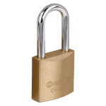 CH-25PL | Candado de hierro color latón 25 mm, largo, caja, Basic