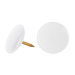 CHI-100B | Caja con 100 chinches blancas, Fiero