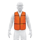 CHS-100N | Chaleco de seguridad, uso de día, naranja, Pretul
