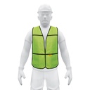 CHS-100V | Chaleco de seguridad, uso de día, verde, Pretul