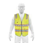 CHS-900V-M | Chaleco de seguridad de alta visibilidad, verde, mediano