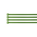 CIN-1810V | Bolsa con 100 cinchos plásticos 18 lb, 100 x 2.5 mm, verdes