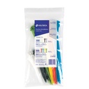 CIN-20C | Bolsa con 200 cinchos plásticos en colores surtidos, Volteck