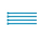 CIN-5030Z | Bolsa con 50 cinchos plásticos 50 lb, 300 x 4.5 mm, azules