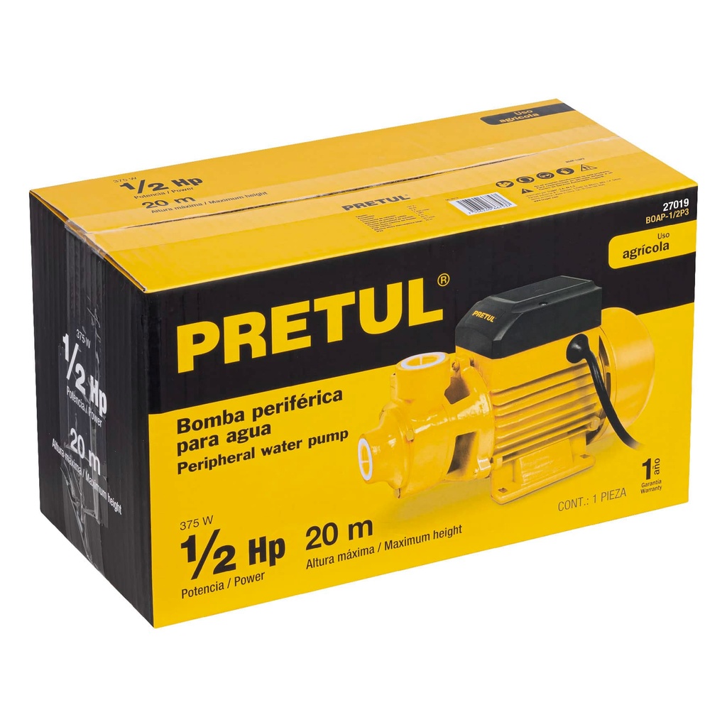 CJ-BOAP-1/2P3 | Caja de empaque de repuesto para BOAP-1/2P3, Pretul