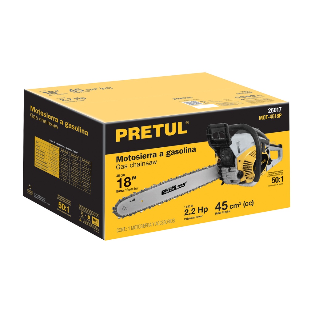 CJ-MOT-4518P | Caja de empaque de repuesto para MOT-4518P, Pretul