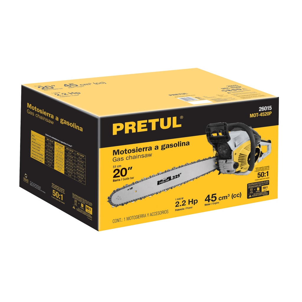 CJ-MOT-4520P | Caja de empaque de repuesto para MOT-4520P, Pretul