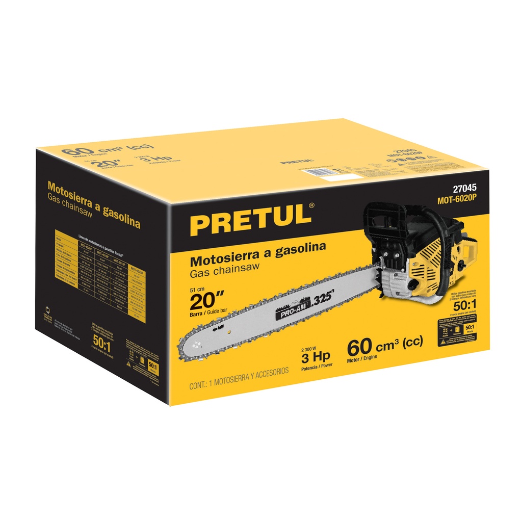 CJ-MOT-6020P | Caja de empaque de repuesto para MOT-6020P, Pretul