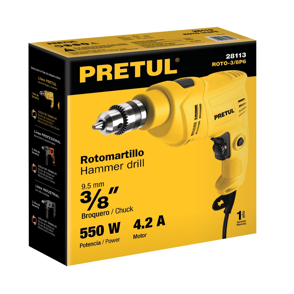 CJ-ROTO-3/8P6 | Caja de empaque de repuesto para ROTO-3/8P6, Pretul