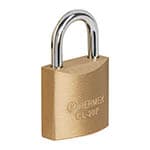 CL-20P | Blíster con 2 candados de latón de 20mm, Hermex Basic