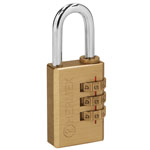 CL-28C | Candado de combinación 28 mm cuerpo de latón en blíster