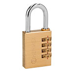 CL-40C | Candado de combinación 40 mm cuerpo de latón en blíster