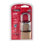 CL-40LX2 | Blíster con 2 candados de latón de 40mm con gancho largo