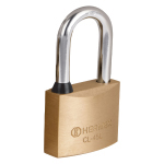CL-45L | Candado de latón 45 mm gancho largo en blíster, Hermex