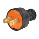 CL-HR | 2 Clavijas no polarizadas redondas de PVC, Volteck