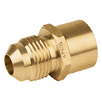 CLG-646 | Conector flare soldable de latón, 3/8' x 1/2', Foset
