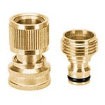 CLICK-ACCM | Conector 3/4' rápido de latón manguera-acc. sistema click