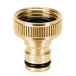 CLICK-FM | Conector 3/4' rápido hembra de latón, sistema click, Truper