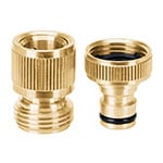 CLICK-GRM | Conector 3/4' rápido de latón grifo-manguera sistema click