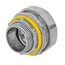 CLQ-3/4R | Conector recto 3/4' para tubo liquid tight, Volteck